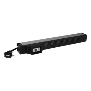   Legrand elosztósor 19"/1U túláram védelemmel KIM:6xSHK - 646831