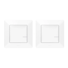   Legrand Valena Life-Netatmo okos előre párosított szett váltókapcsoláshoz: kapcsoló/dimmer (nulla vezető nélkül) + kapcsoló (ETV), fehér - 752152
