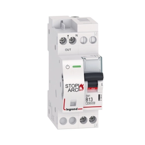   Legrand DX3 Stop Arc Íveszárlat érzékelő kismegszakító B13 6000A alsó betáp BIC - 415921