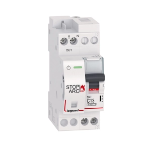   Legrand DX3 Stop Arc Íveszárlat érzékelő kismegszakító C13 6000A alsó betáp BIC - 415930