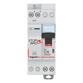   Legrand DX3 Stop Arc Íveszárlat érzékelő kismegszakító C16 6000A alsó betáp BIC - 415931