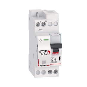   Legrand DX3 Stop Arc Íveszárlat érzékelő kismegszakító C10 6000A alsó betáp BIC - 415929