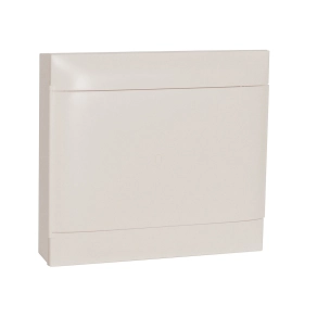   Legrand PractiboxS 2 sor 18 modul, falon kívüli kiselosztó(650°C), fehér ajtóval, védőföld és nulla elosztókapoccsal - 137207