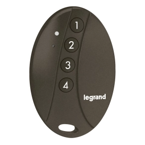  Legrand Netatmo okos kulcstartóra szerelhető 4-es szcenárió távvezérlő, fekete - 67695