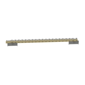   Legrand PractiboxS csavarral rögzíthető csupasz sárgaréz N elosztókapocs, 40 kötési pont, 20x16mm² + 20x10mm²; Icc=6 kA - 134015