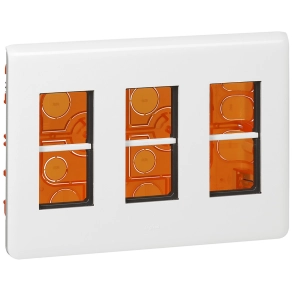   Legrand Program Mosaic süllyesztett doboz, 3x4m, fehér - 078873L