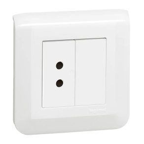   Legrand Program Mosaic nővérhívó aljzat (078362) vezetékes nővérhívó nyomógomb fogadásához - 076663L