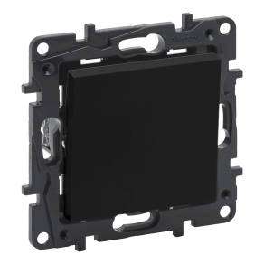   Legrand Niloé Step egypólusú kapcsoló, 10AX, fekete - 863501