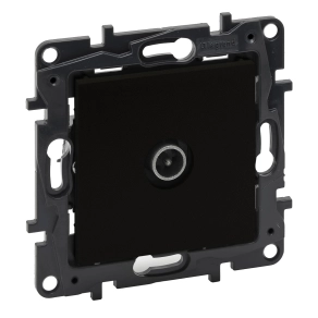   Legrand Niloé Step TV csillagpontos aljzat, végzáró (1, 5 dB), fekete - 863574