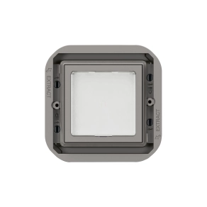   Legrand Plexo 55 jelzőlámpa bura nélkül, szürke - 069583L
