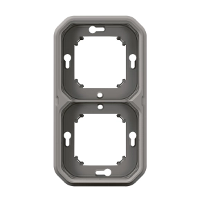 Legrand Plexo 55 2-es keret, szürke - 069683L