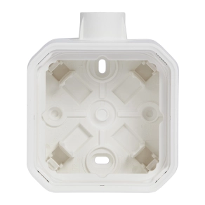   Legrand Plexo 55 falon kívüli 1-es doboz, ISO20 tömszelencével, fehér - 069686L