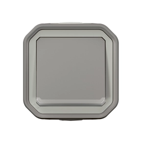   Legrand Plexo 55 falon kívüli váltókapcsoló jelzőfénnyel 10A, összeszerelt, szürke - 069713L