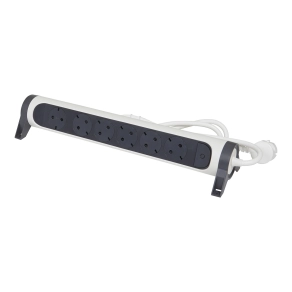   Legrand Premium elosztósor 6x2P+F forgatható, 1, 5 m vezetékkel, fehér - 694533