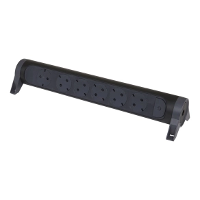   Legrand Premium elosztósor 6x2P+F forgatható, vezeték nélkül, fekete - 694548