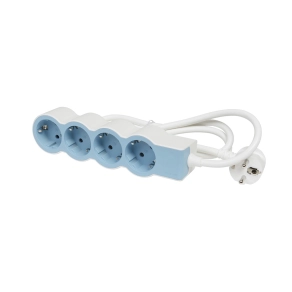   Legrand Standard elosztósor 4x2P+F, 1, 5 m vezetékkel, kék - 694554