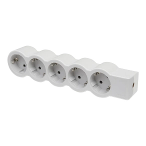   Legrand Standard elosztósor 5x2P+F, vezeték nélkül, fehér-szürke - 694577