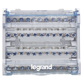 Legrand Lexic moduláris elosztóblokk 4P 100A 6M - 400406