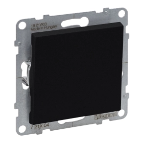 Legrand Suno egypólusú kapcsoló 16AX, fekete - 721404