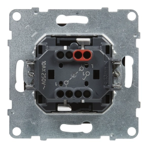 Legrand Suno egypólusú kapcsoló 10AX, fekete - 721401