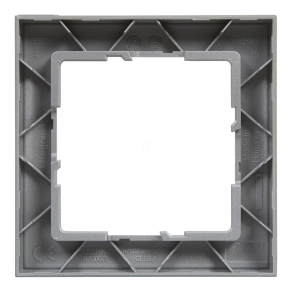 Legrand Suno 1-es keret, csiszolt alumínium - 721561