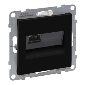 Legrand Suno RJ45 Cat.6 STP aljzat fekete - 721456