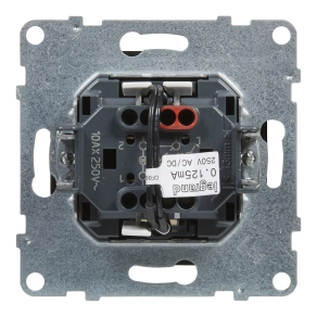   Legrand Suno váltókapcsoló jelzőfénnyel 10AX, fekete - 721416