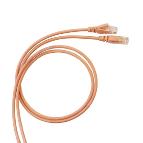   Patch kábel RJ45-RJ45 Cat5e árnyékolatlan (U/UTP) PVC 2 méter világos rózsaszín d: 4,8mm AWG26 Linkeo 632767