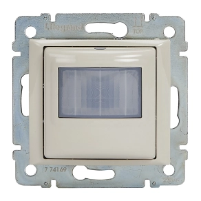   Legrand Valena mozgásérzékelős (PIR) kapcsoló, 0-2000 W (LED max. 500 W), nulla (N) vezető bekötéssel, elefántcsont - 774169A
