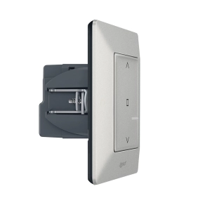   Legrand Valena Life-Netatmo okos redőny/zsaluzia kapcsoló (végrehajtó), nulla (N) vezető bekötéssel, 1-es kerettel, alumínium - 752390A