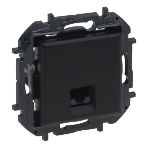 Legrand Niloé Step RJ45 Cat.6 UTP aljzat, fekete - 863563B