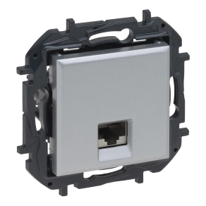   Legrand Niloé Step RJ45 Cat.6A UTP aljzat, alumínium - 863367B