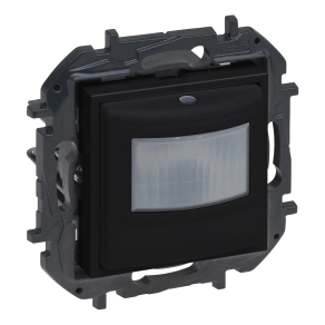   Legrand Niloé Step mozgásérzékelős (PIR) kapcsoló, 100 W LED, 2 vezetékes, fekete - 863548B