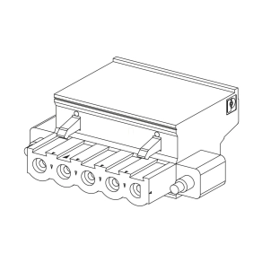   Schneider Electric Modicon X80 - BMXXTSCPS20 - tápegység kiegészítő, rugószorítós sorkapocs szett, 1x5 + 1x2 érintkezős, rugós