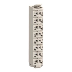   Schneider Electric Modicon TM5 - TM5ACTB16 - I/O bővítő, sorkapocs blokk, 16 érintkezős, 24 VDC, fehér