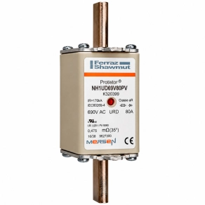 NH-  1 80A aR 690V Mersen NH1UD69V80PV