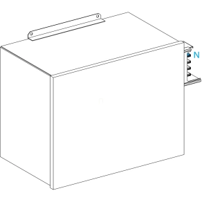   Schneider Electric Canalis KSA - KSA1000ABG4 - Végbetápláló elem, 1000 A, bal