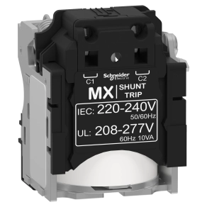 Schneider Electric ComPacT NSX (2021) - LV429387 - MX 220–240 V 50/60 Hz 208–277 V 60 Hz munkaáramú kioldó NSX100–630