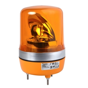   Schneider Electric Harmony XVR - XVR10B05 - Forgótükrös jelzőfény, 106mm, IP23, narancs, 24VAC/DC