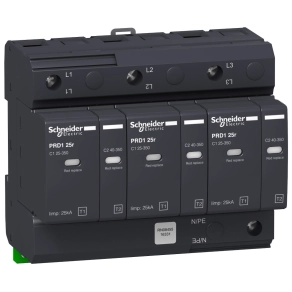   Schneider Electric Acti9 PRD1 - 16331 - túlfeszültség korlátozó, 25r, 3P