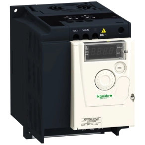   Schneider Electric Altivar 12 - ATV12HU22M3 - frekvenciaváltó, 2,2 kW, 3 fázis, 230 V AC, Modbus RTU, IP20, hűtőbordás