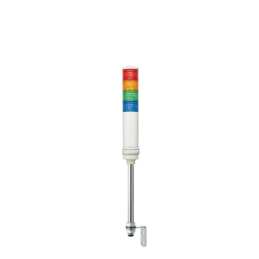   Schneider Electric Harmony XVC - XVC6M4 - monolitikus Ø60 fényoszlop, 1 piros 1 narancs 1 zöld 1 kék folyamatos, tartócső, 100 - 240VAC