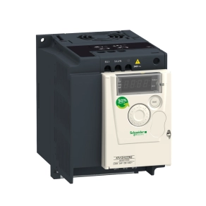   Schneider Electric Altivar 12 - ATV12HU15M2TQ - frekvenciaváltó, 1,5 kW (2 HP), 200–240 V, 1 fázis, hűtőbordás kivitel, 7 db-os csomag