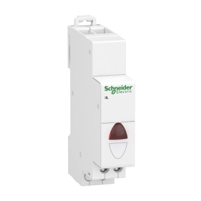   Schneider Electric Acti9 iIL - A9E18330 - jelzőlámpa, egyes, piros, 12 - 48VAC