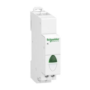   Schneider Electric Acti9 iIL - A9E18331 - jelzőlámpa, egyes, zöld, 12 - 48VAC