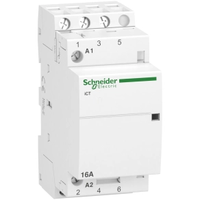   Schneider Electric Acti9 iCT16A - A9C22813 - kontaktor, 50Hz, 3NO, 230 - 240VAC