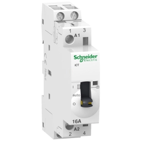   Schneider Electric Acti9 iCT16A - A9C23712 - kézi vezérlésű kontaktor, 50Hz, 2NO, 230 - 240VAC