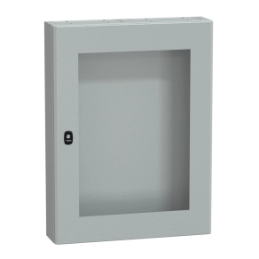   Schneider Electric Infraplus Small Office - NSYS3DM8615T - S3DM moduláris szekrények H800XW600XD150 üvegajtós