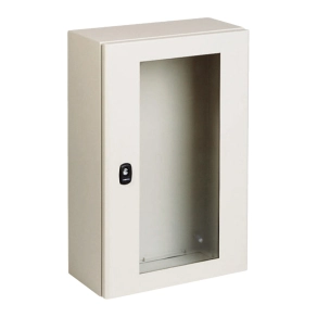   Schneider Electric Infraplus Small Office - NSYS3DM7515T - S3DM moduláris szekrények H700XW500XD150 üvegajtós