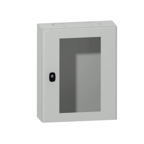   Schneider Electric Infraplus Small Office - NSYS3DM5415T - S3DM moduláris szekrények H500XW400XD150 üvegajtós